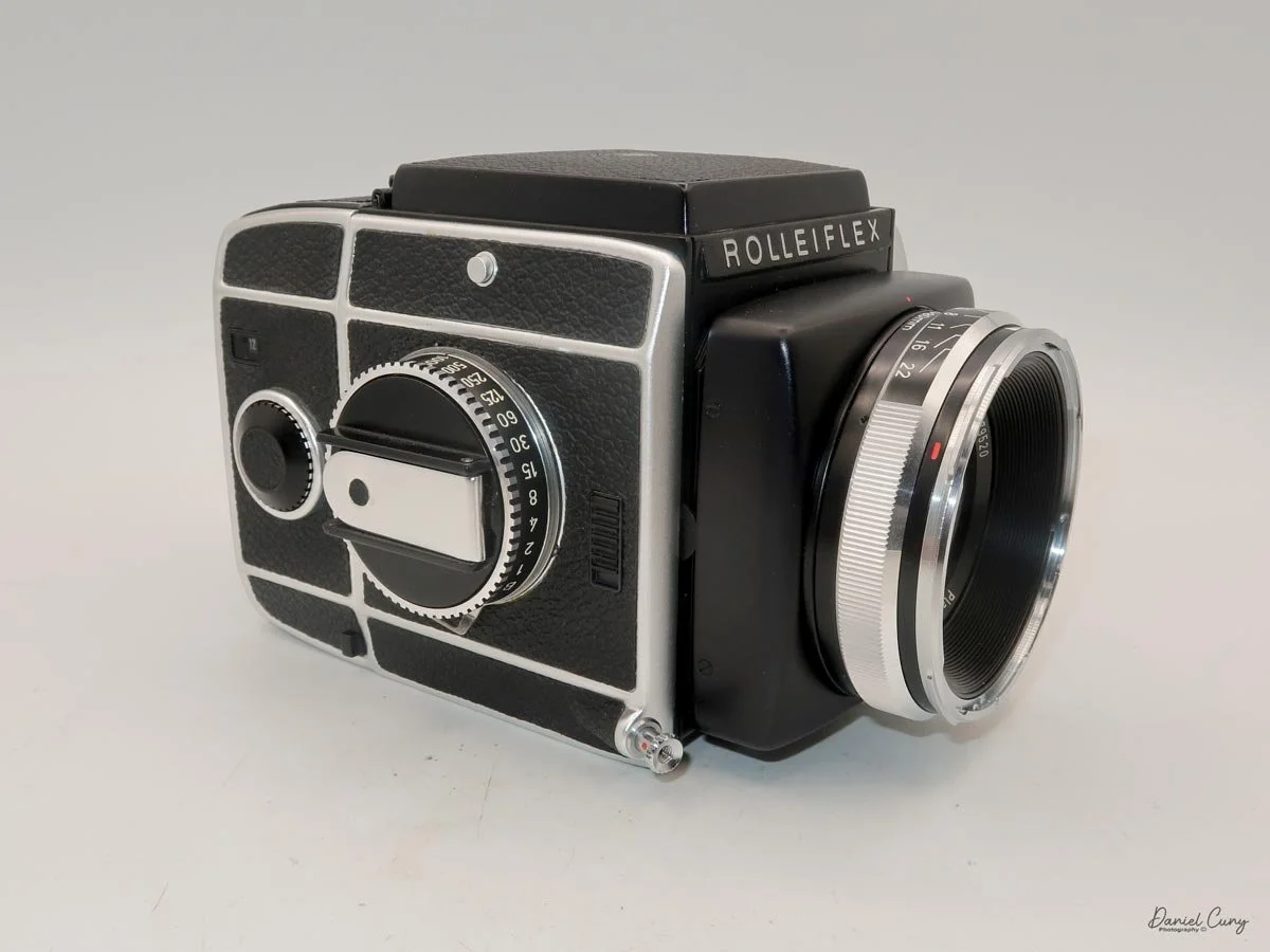 Different angles of the Rolleiflex SL66.