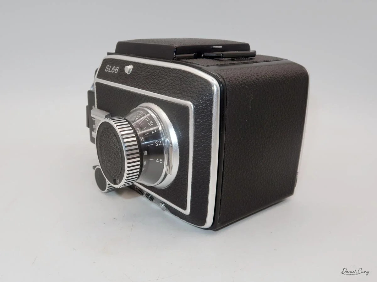 Different angles of the Rolleiflex SL66.