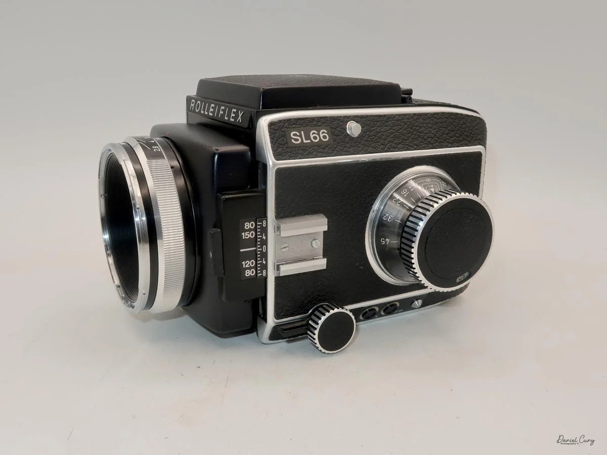 Different angles of the Rolleiflex SL66.