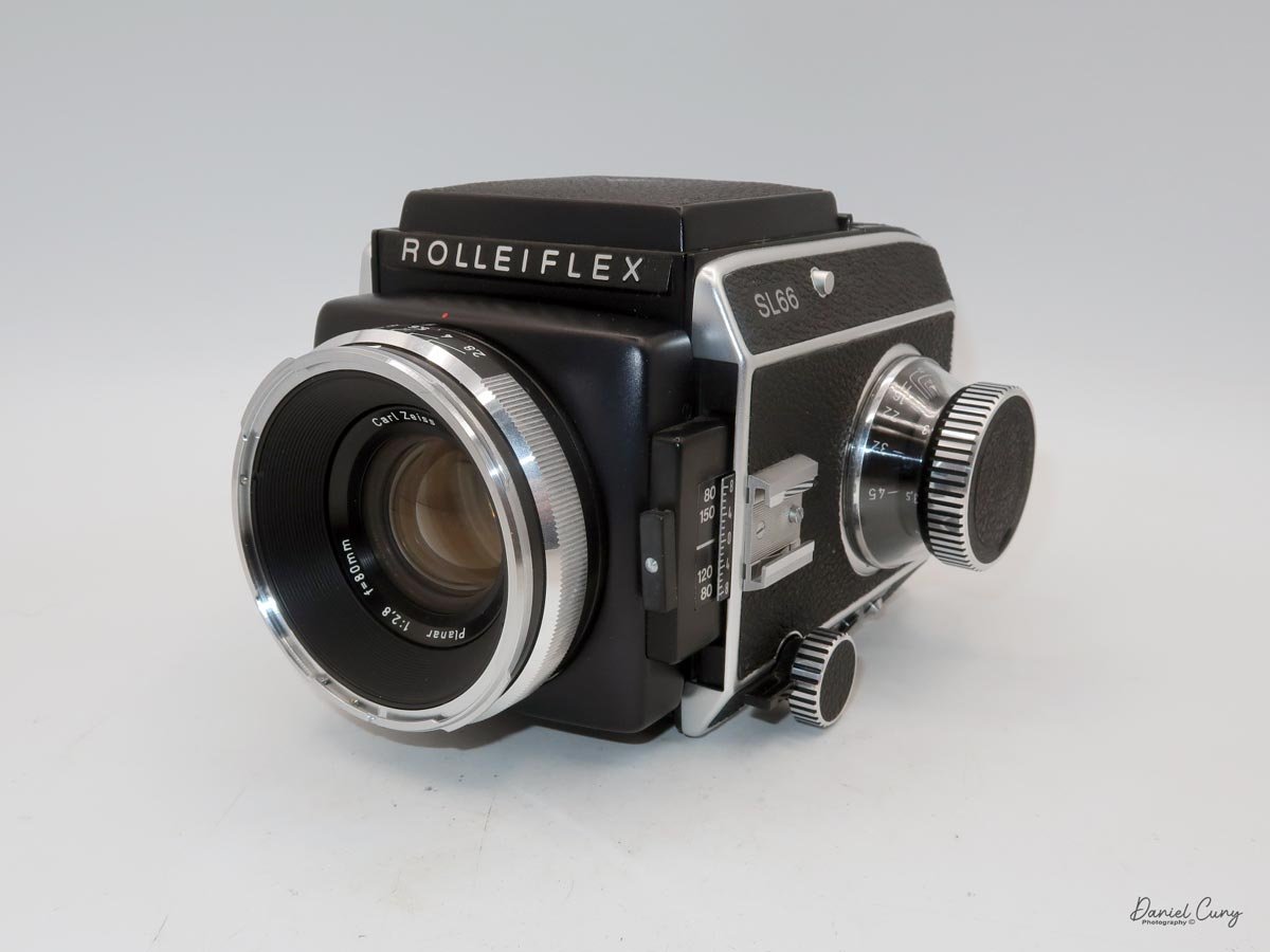 Different angles of the Rolleiflex SL66.