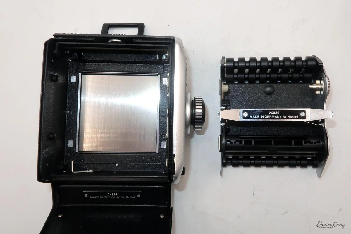 Film insert and camera back 