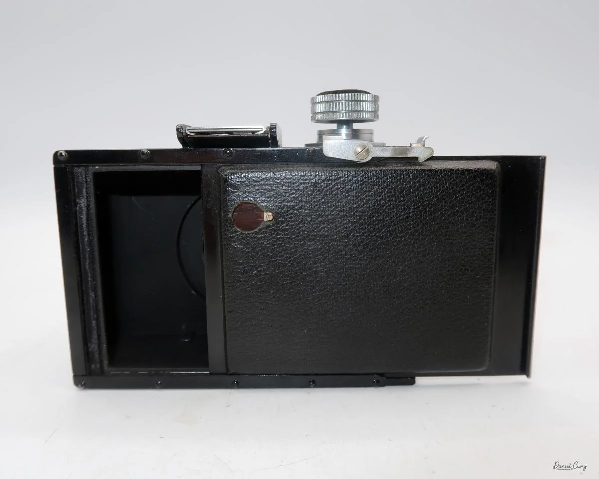 Removing the film back.