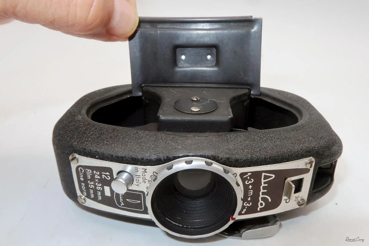 Taking out film pressure plate