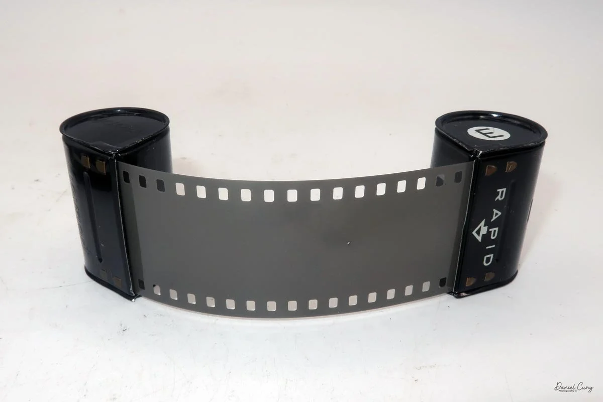 Film loaded in cassettes