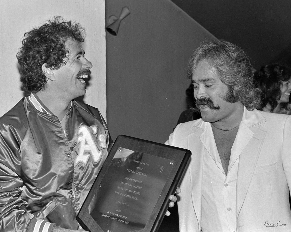 Carlos Santana & Don Wehr 