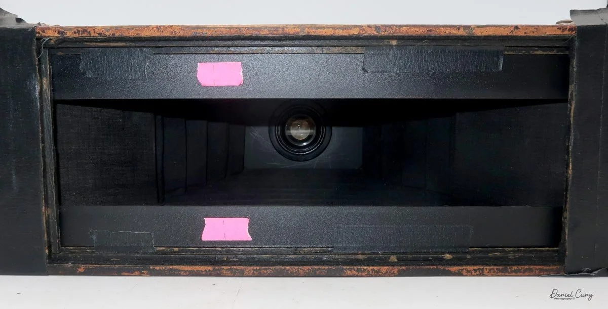 Flaps pushed forward to get maximum negative size.