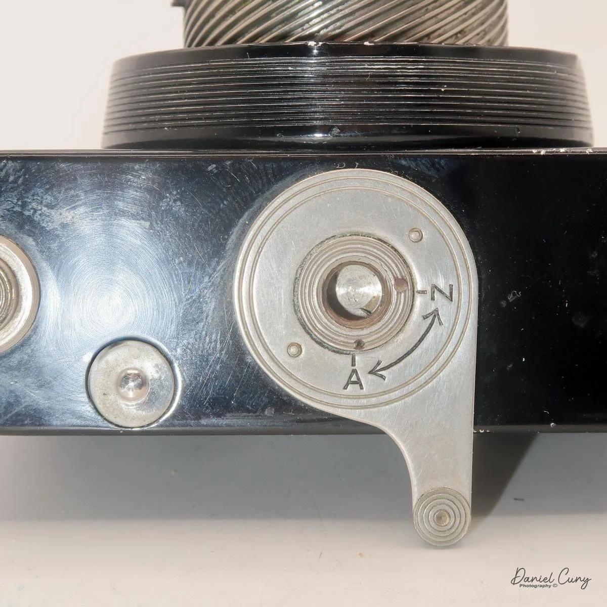 Open position for film chamber