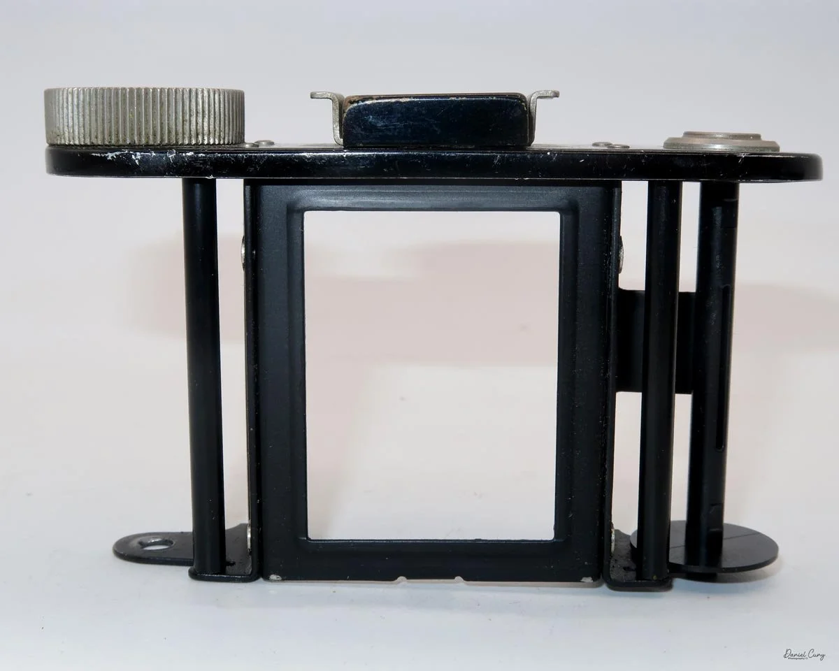 Ready to load film in film chamber