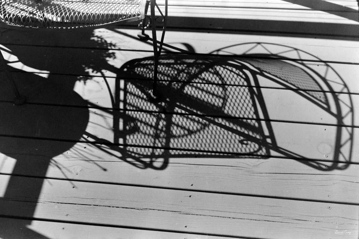 Back patio shadows