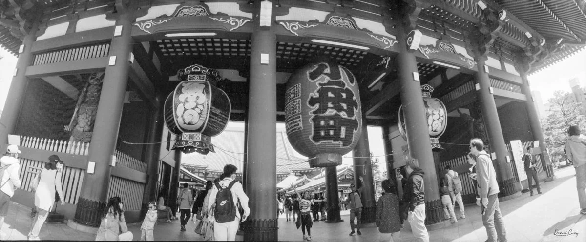 Outside Sensō-ji Temple