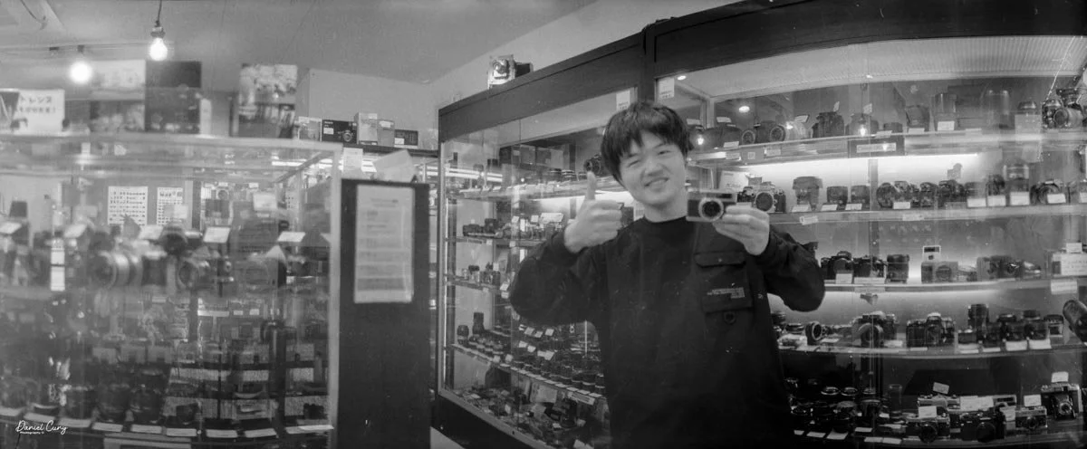 Salesperson at TOKYO Camera.