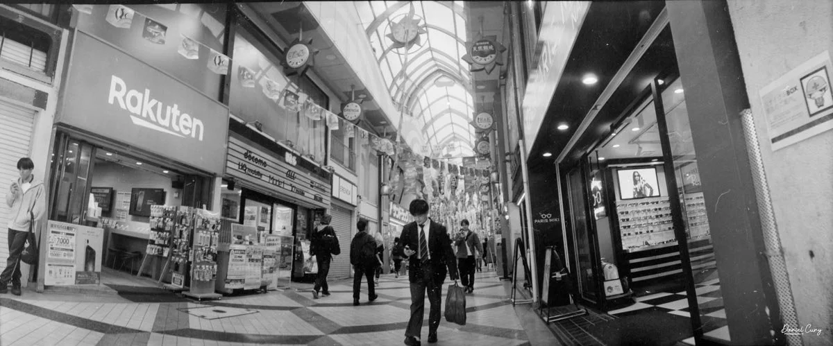 Shopping area in Tokyo
