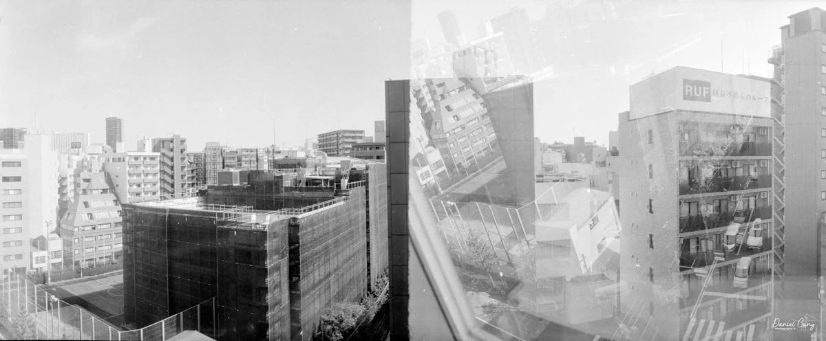 Abstract panoramic from my Hotel in Tokyo