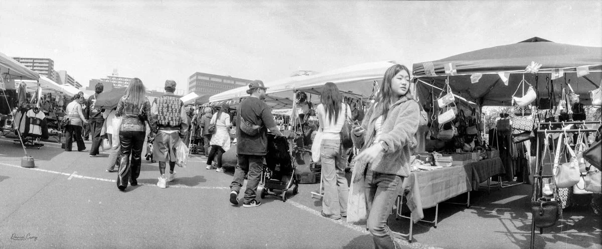 Walking around in Tokyo City Flea Market, Tokyo