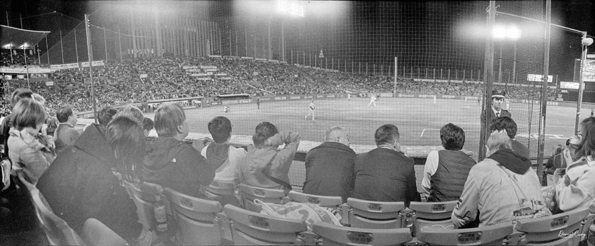 Watching the Swallows and Giants baseball game