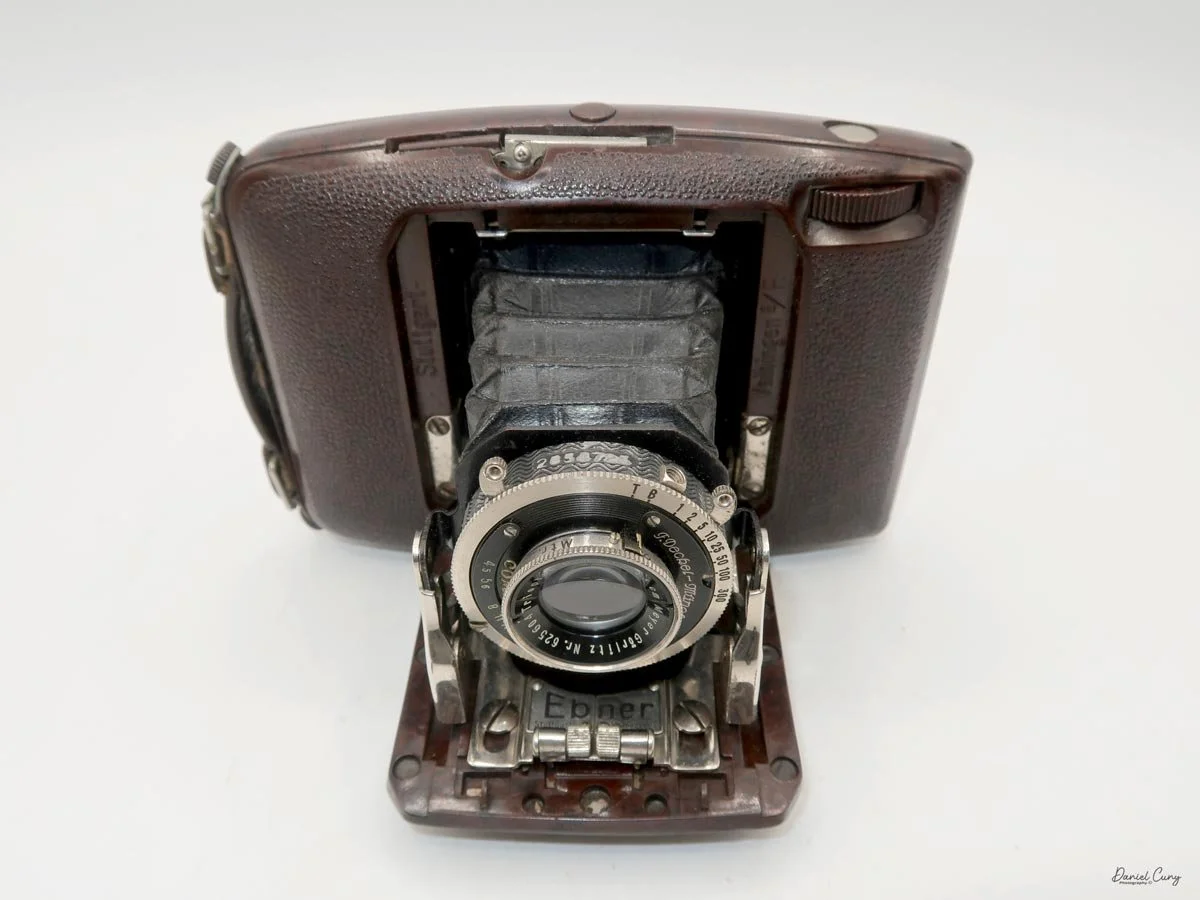 Lens door open on the Ebner camera