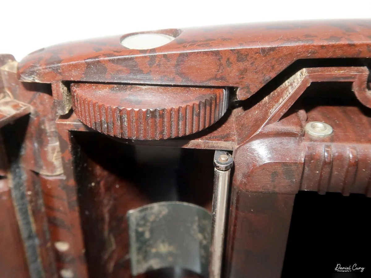 Ebner film winding wheel.