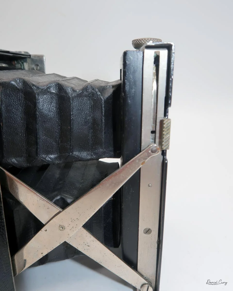 Second position for lens board extension.