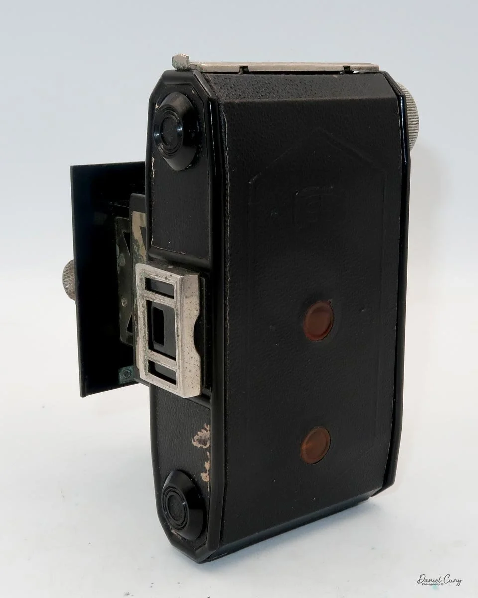 Different angles of the Minolta Vest camera