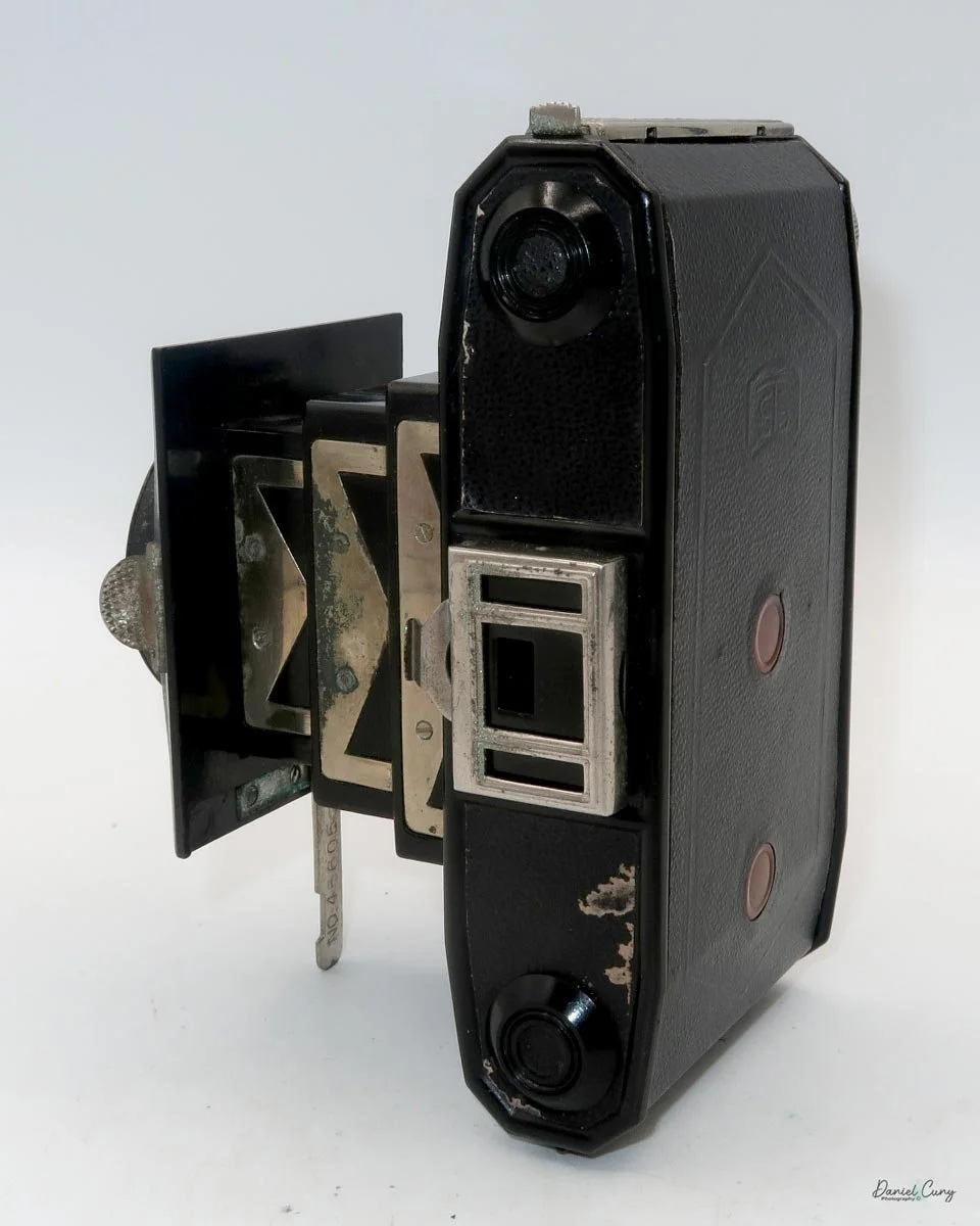 Different angles of the Minolta Vest camera
