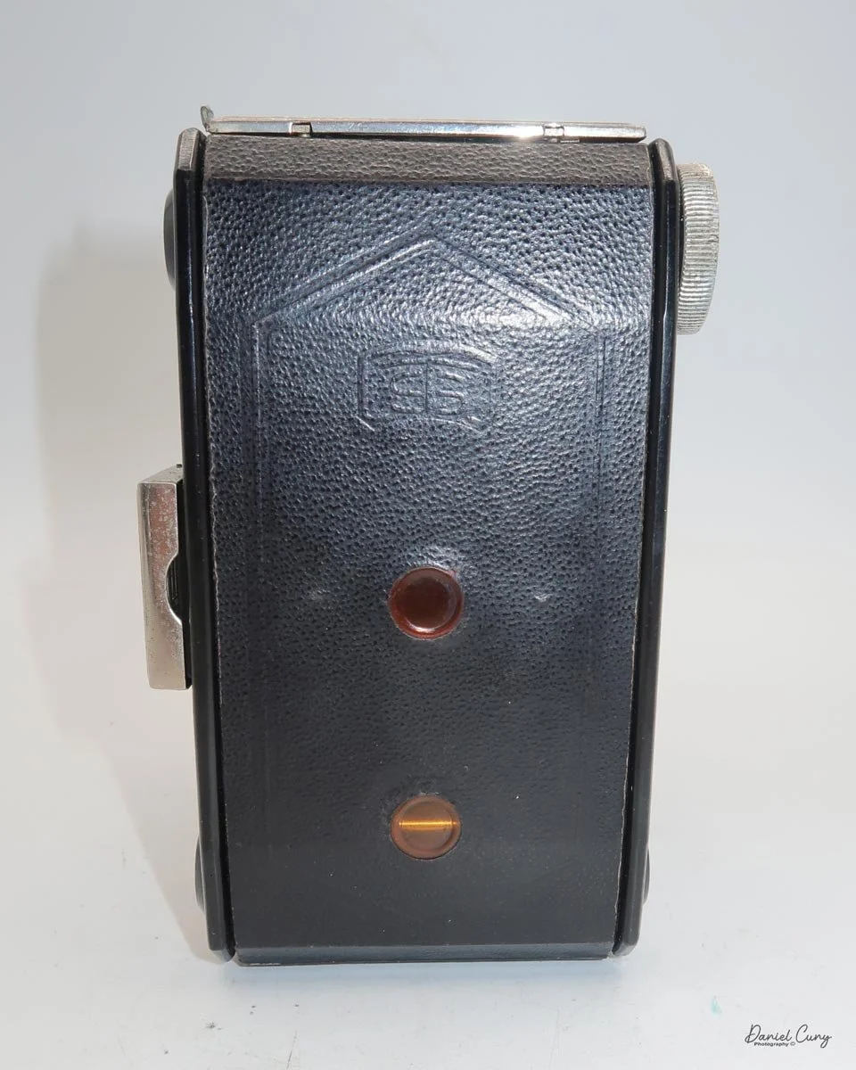 Different angles of the Minolta Vest camera