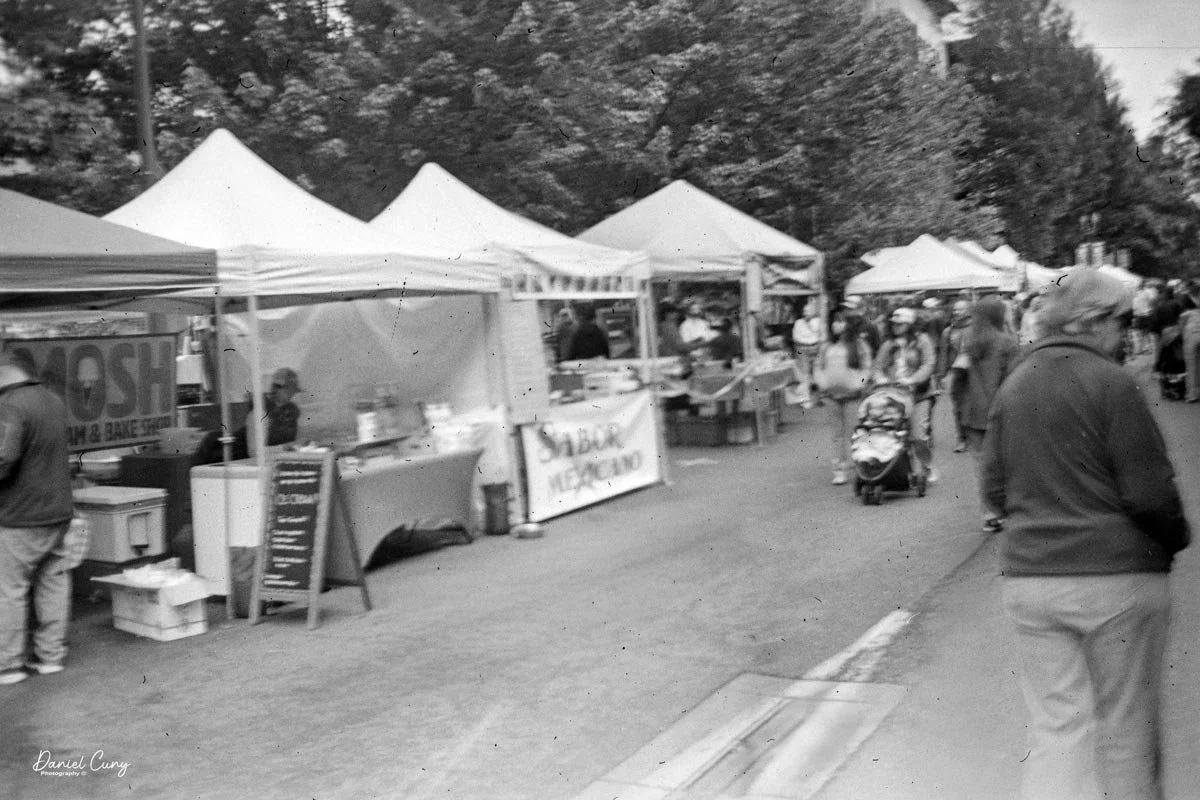 Booths at the Farmers' Market