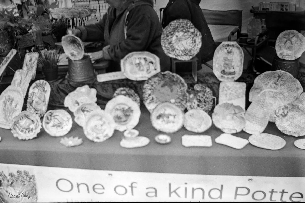 A Ceramics booth. Still very soft images.