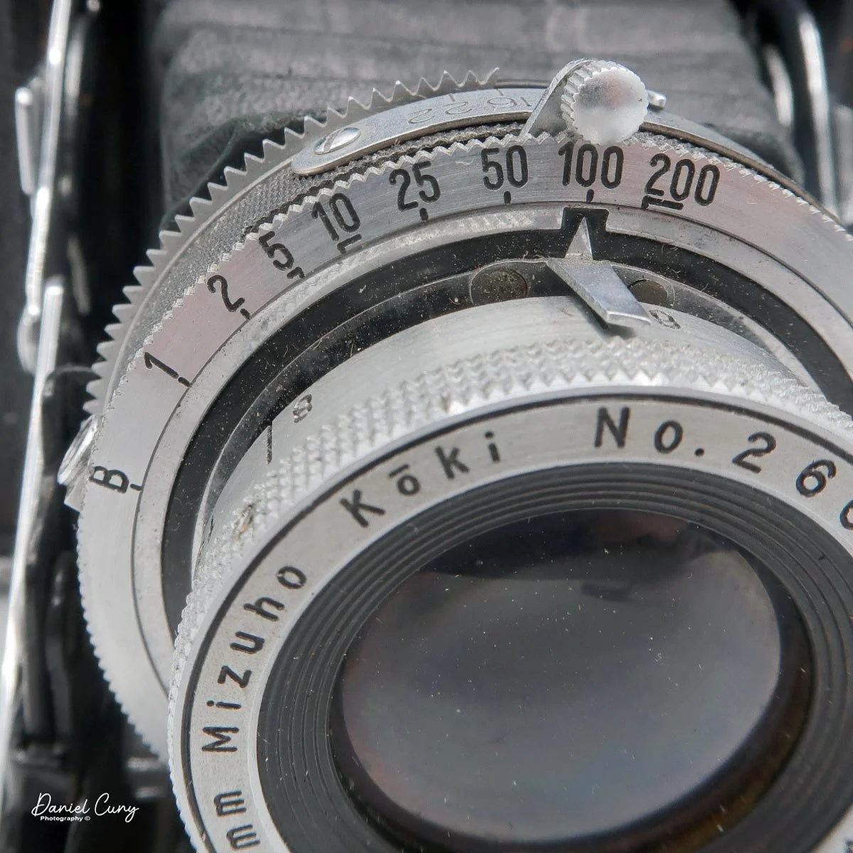 Shutter speed control.