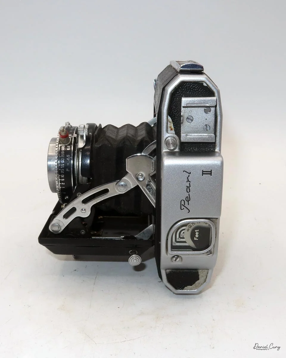 Different angles of the Konica Pearl II camera