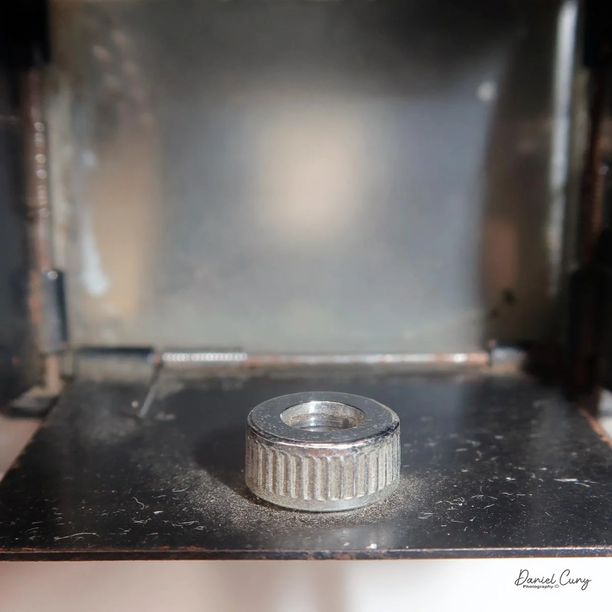 Lens inside light chimney