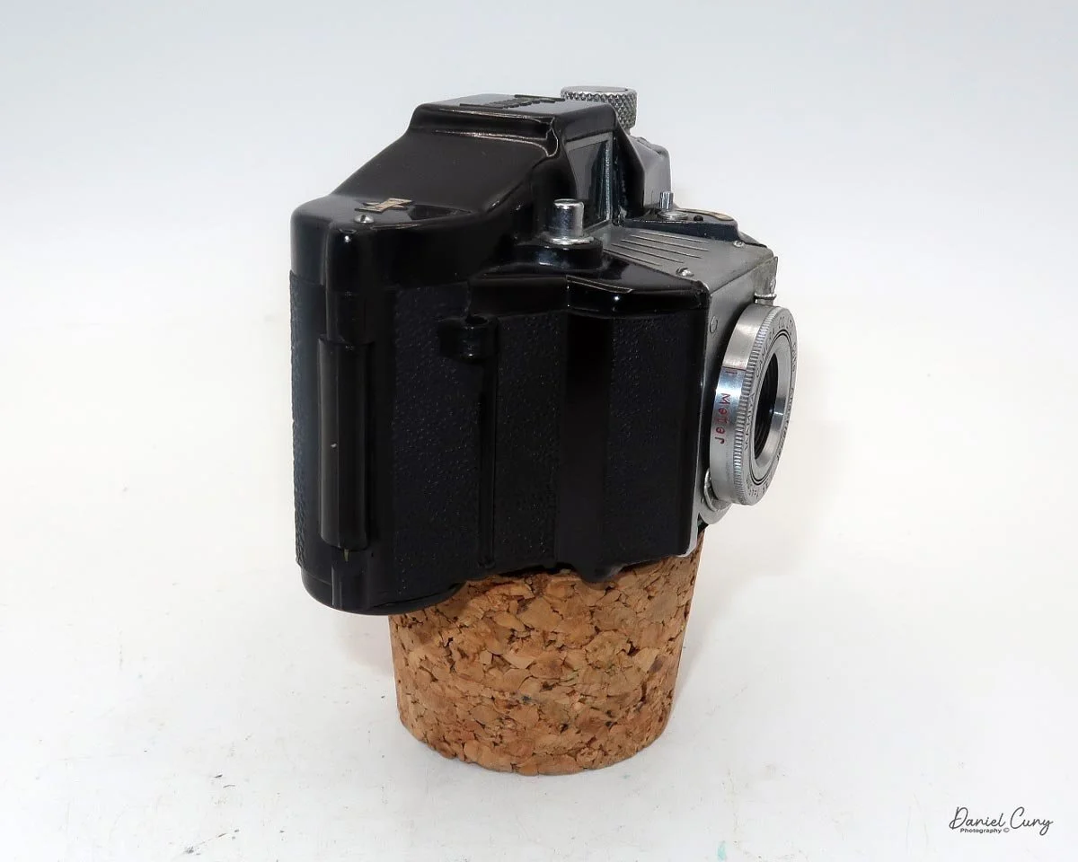 Different angles of the Mamiya Mammy camera
