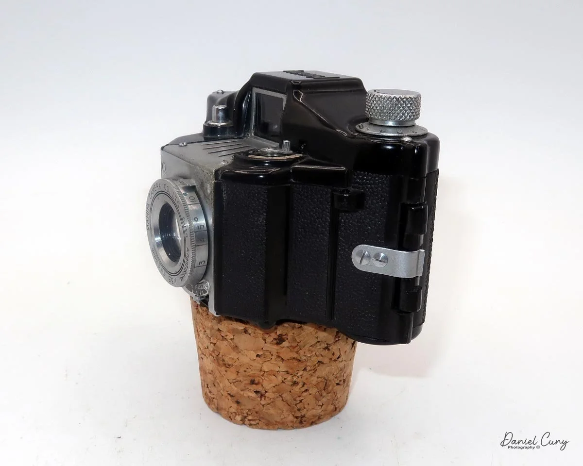 Different angles of the Mamiya Mammy camera