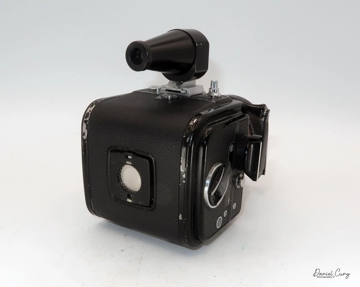 Different angles of the Hasselblad Super Wide C camera