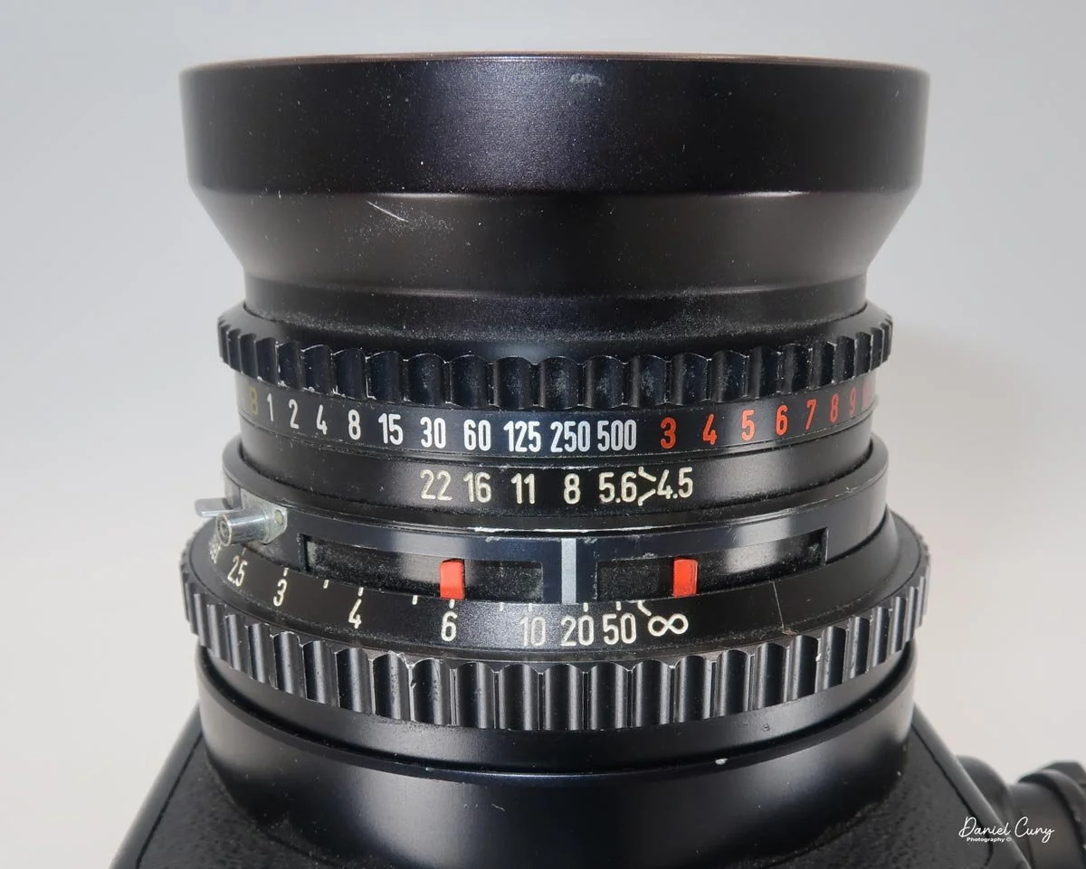 Shutter and Aperture control on the lens