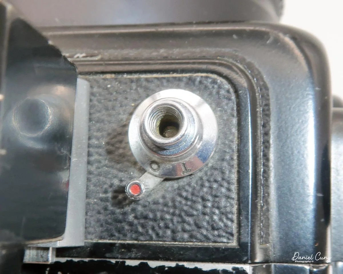 Shutter release with locking switch