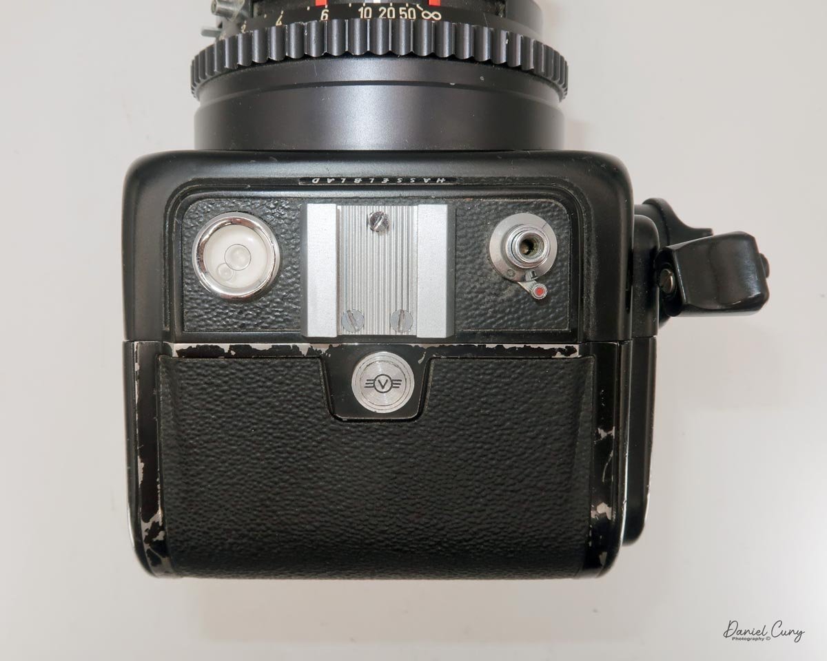Top view of Super Wide C without viewfinder