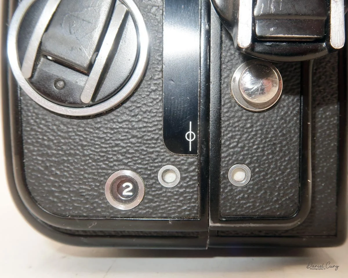 Frame counter and indicator windows