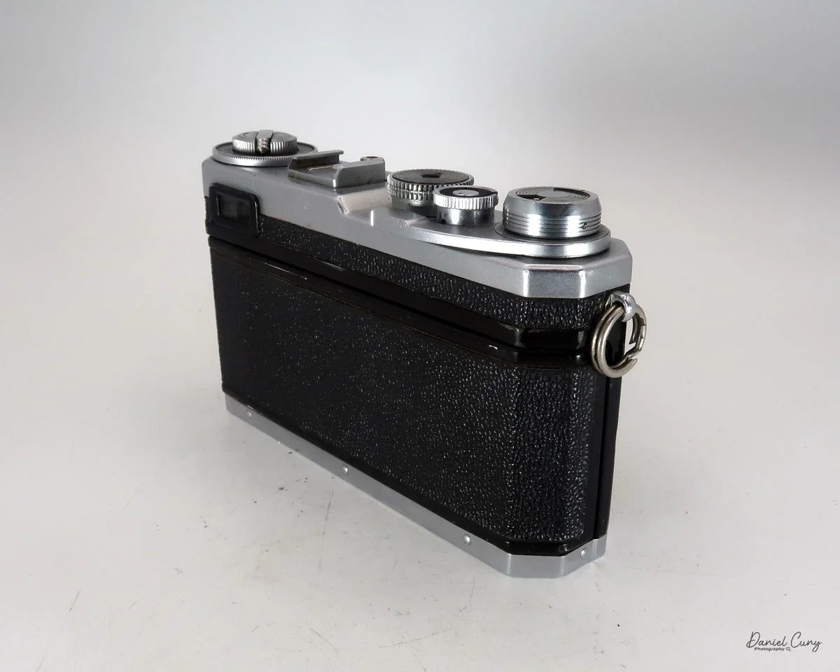 Different angles of the Nikon SP camera