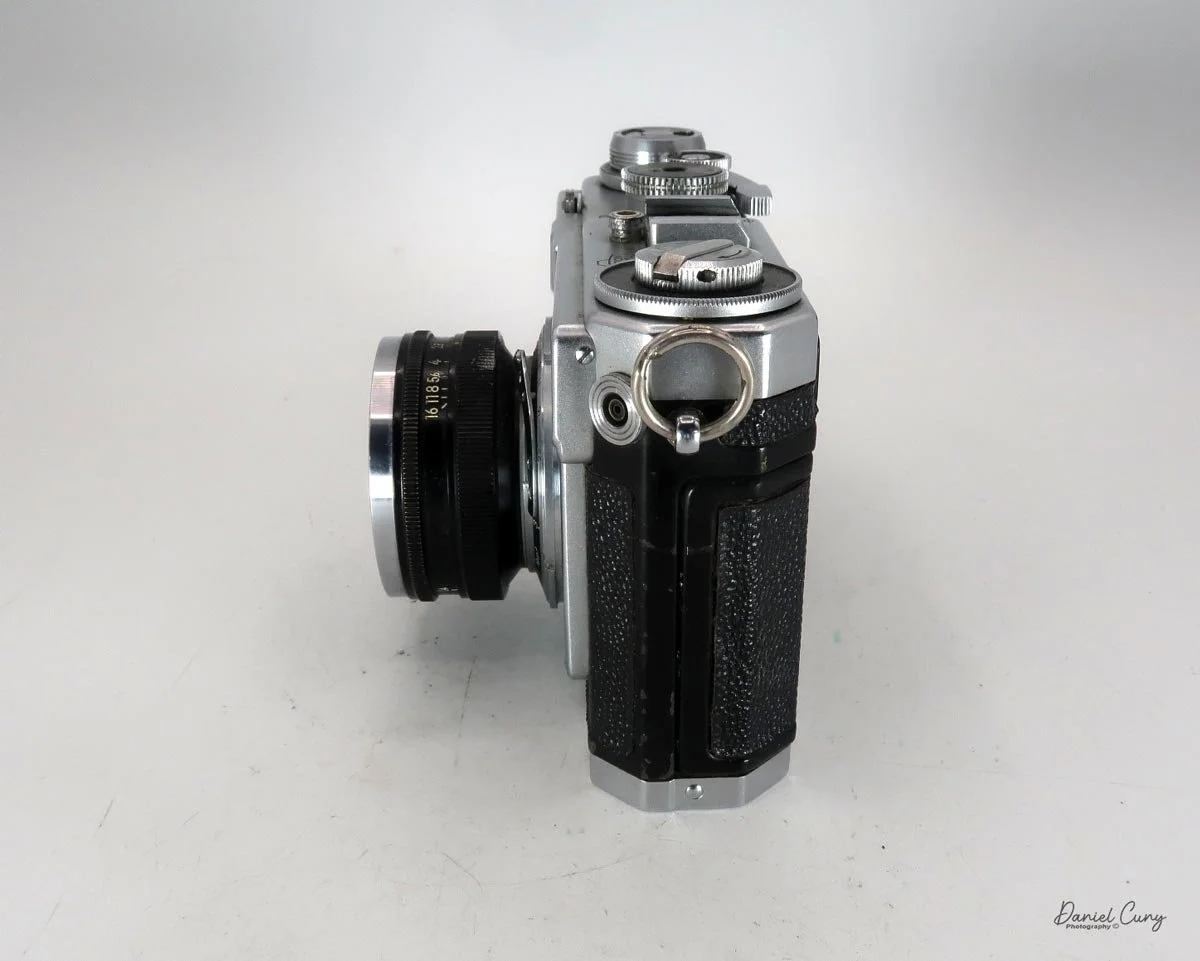 Different angles of the Nikon SP camera