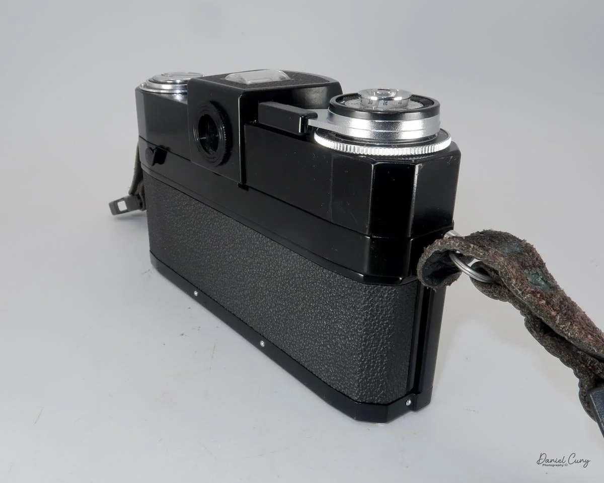 Different angles of the Zeiss Ikon Hologon Ultrawide camera.