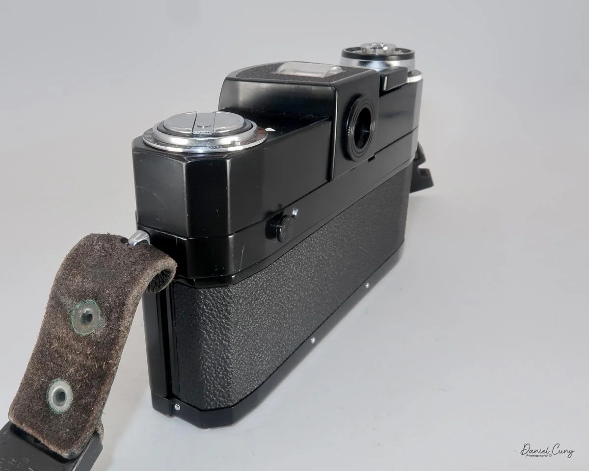 Different angles of the Zeiss Ikon Hologon Ultrawide camera.
