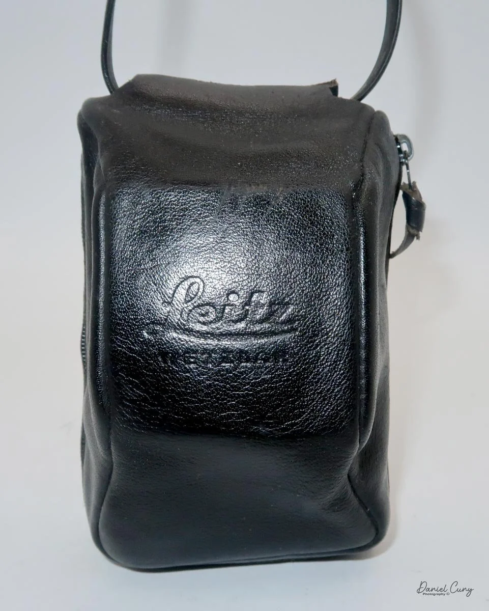 Fitted leather Leica CL case
