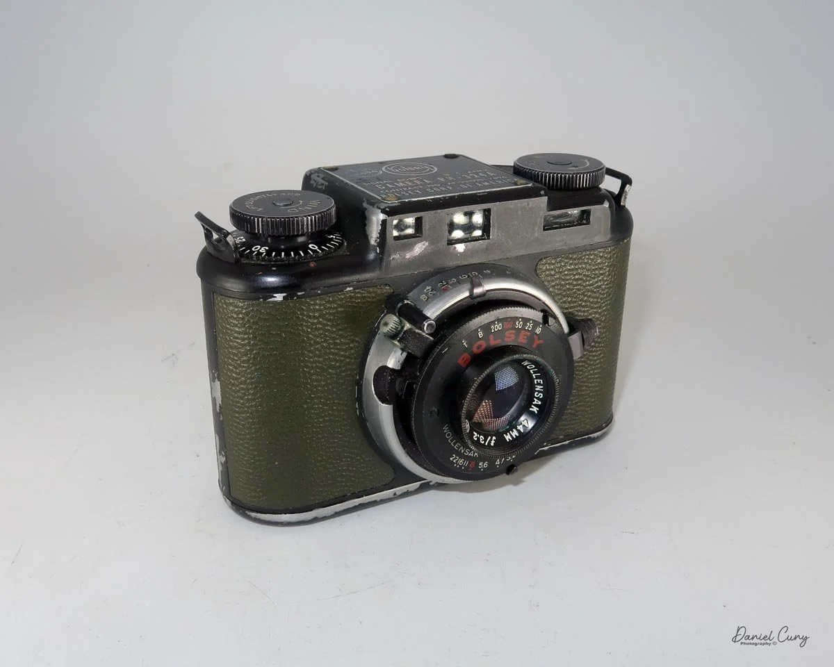 Different angles of the Bolsey PH-324A camera