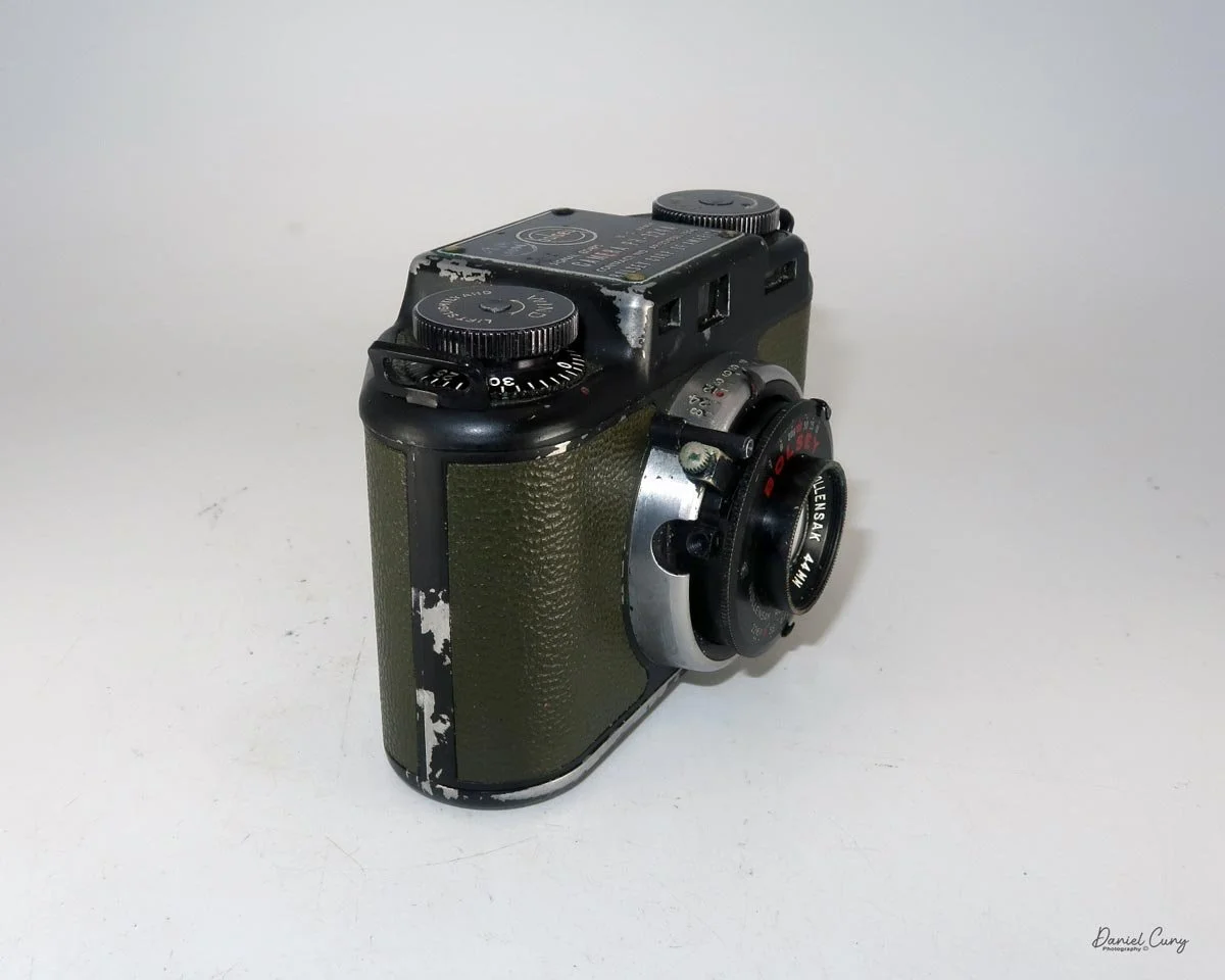Different angles of the Bolsey PH-324A camera