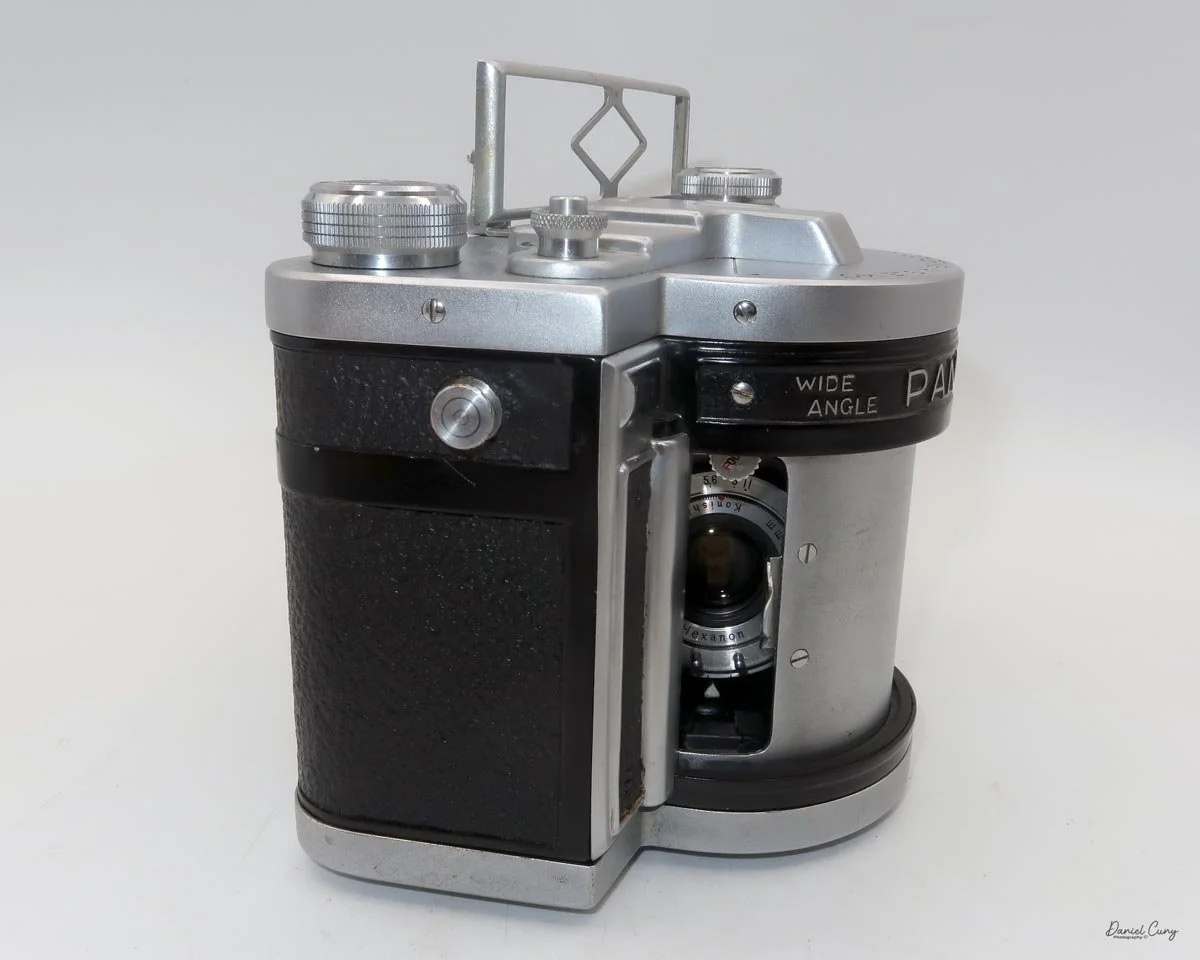 Different angles of the Panon 120 camera