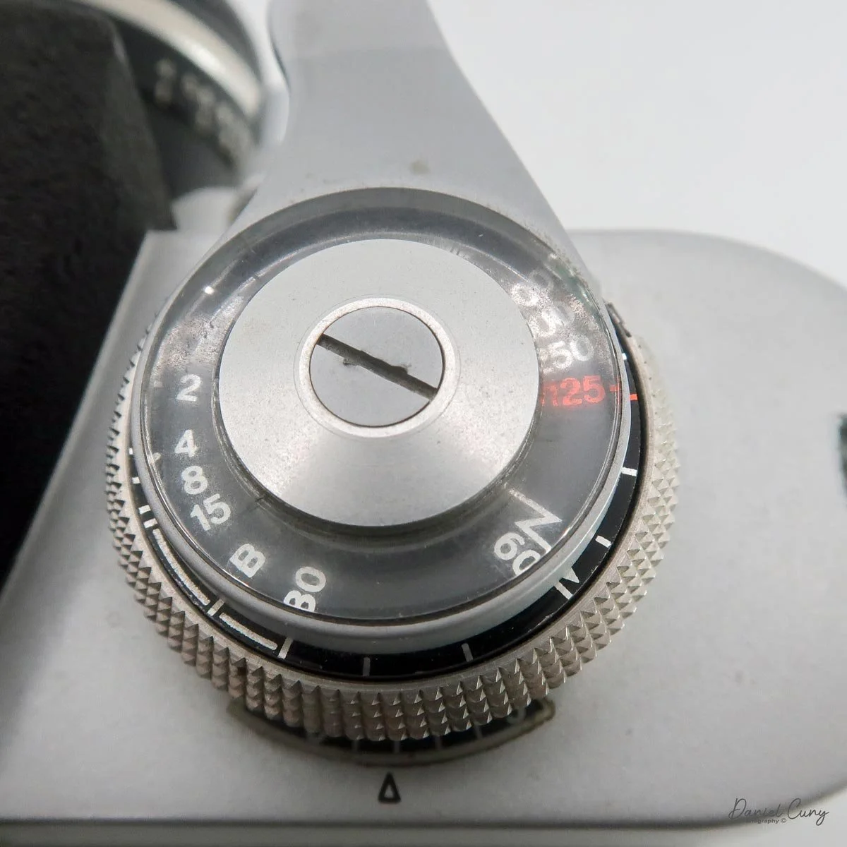Shutter speed selector.