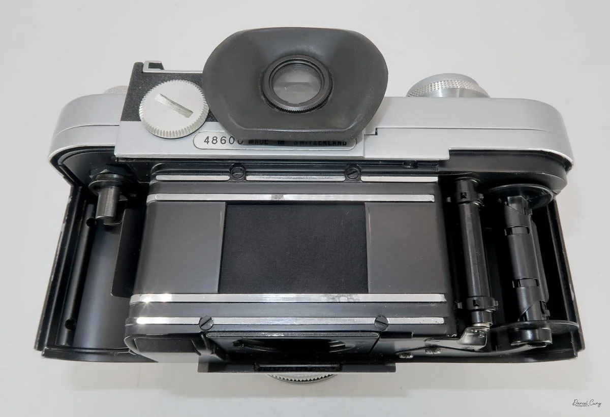 Film chamber on the Alpa Reflex 9d camera