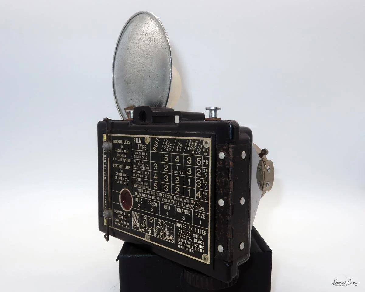 Different angles of the Dover No. 620-A camera