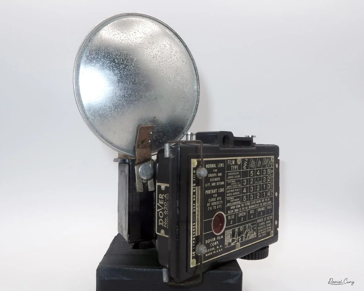 Different angles of the Dover No. 620-A camera