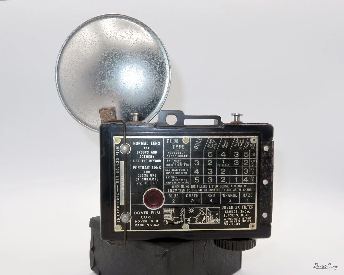 Different angles of the Dover No. 620-A camera